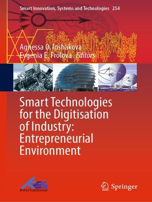 cover image of Smart Technologies for the Digitisation of Industry